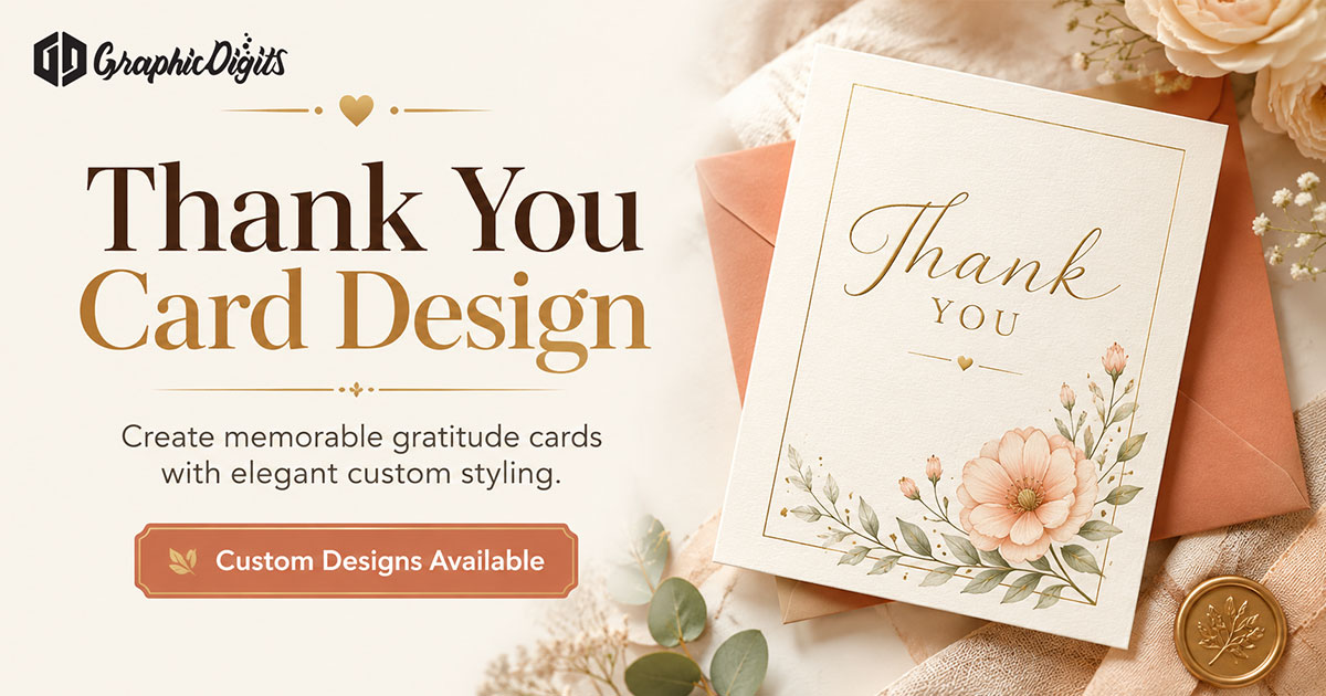 Thank You Card Design