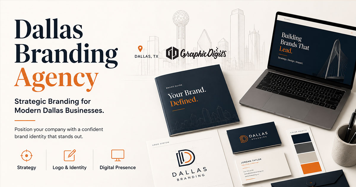 Branding agency in Dallas TX by Graphic Digits