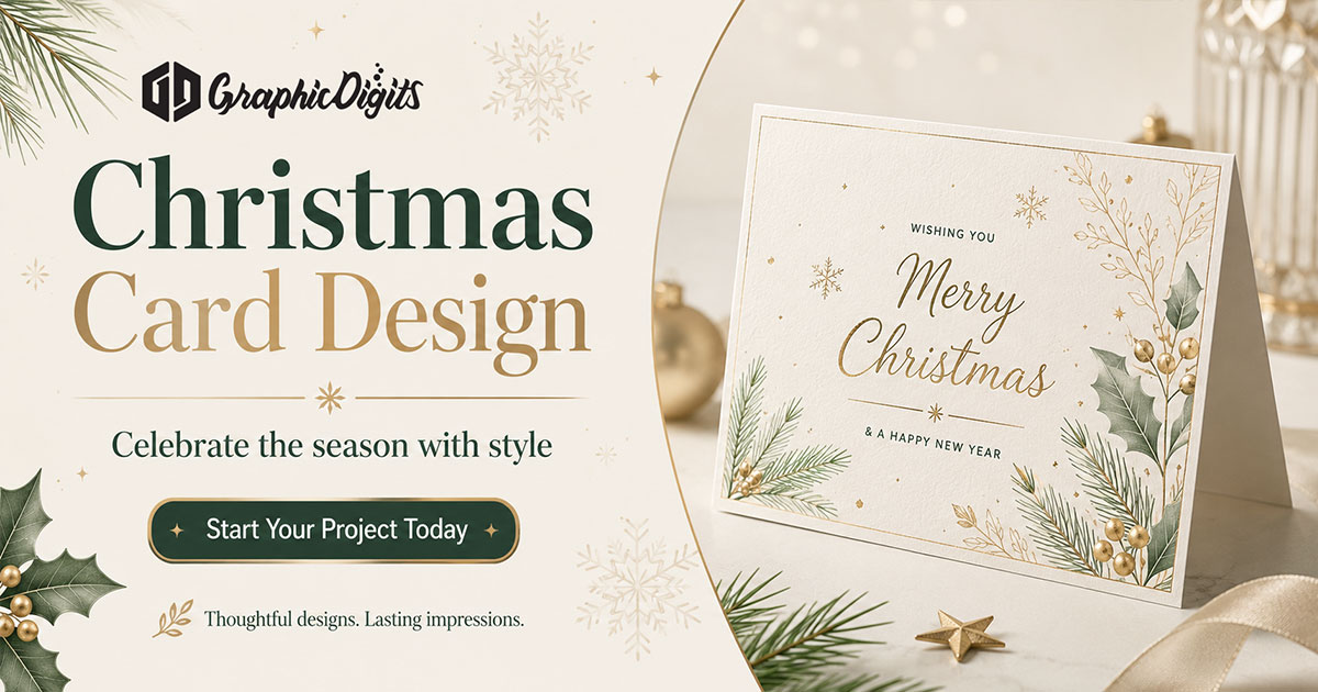 Christmas card designers at Graphic Digits