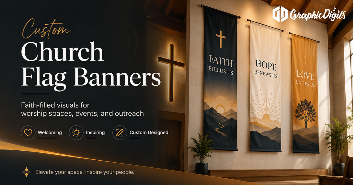 Christmas church banners by Graphic Digits