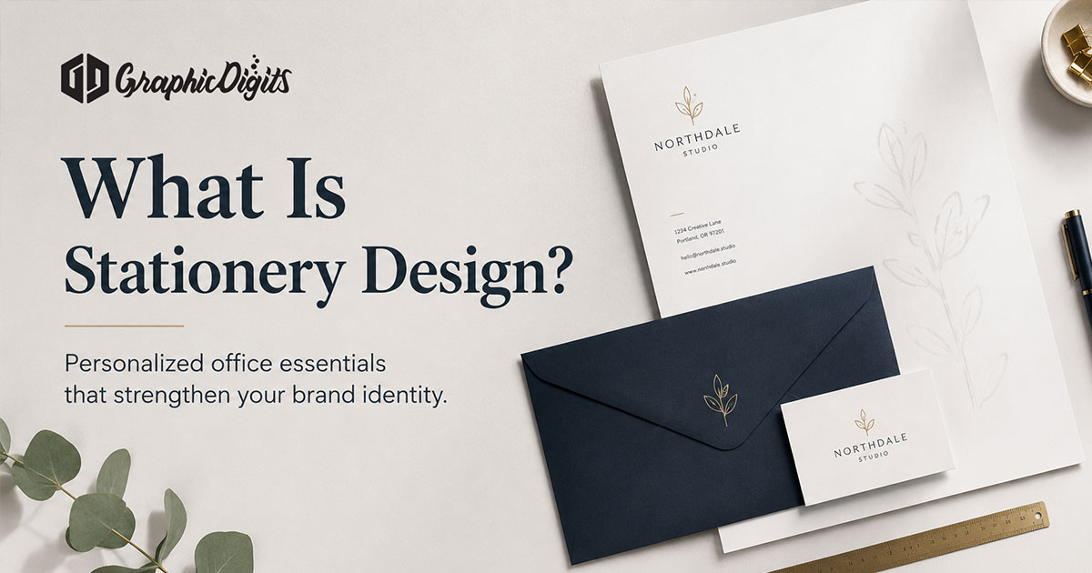 Custom USA stationery design agency by Graphic Digits