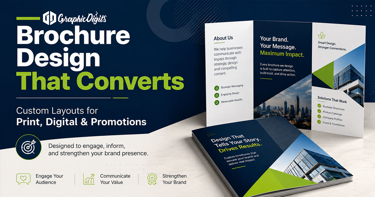 Customized brochures by Graphic Digits