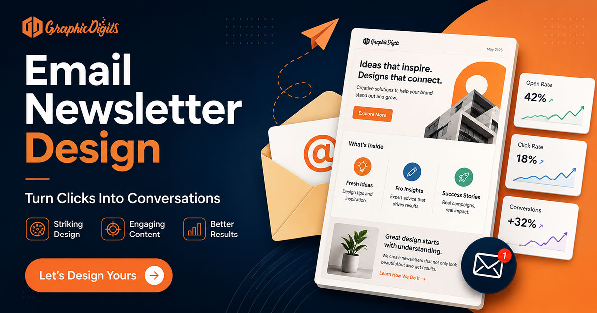 Designing a newsletter with Graphic Digits