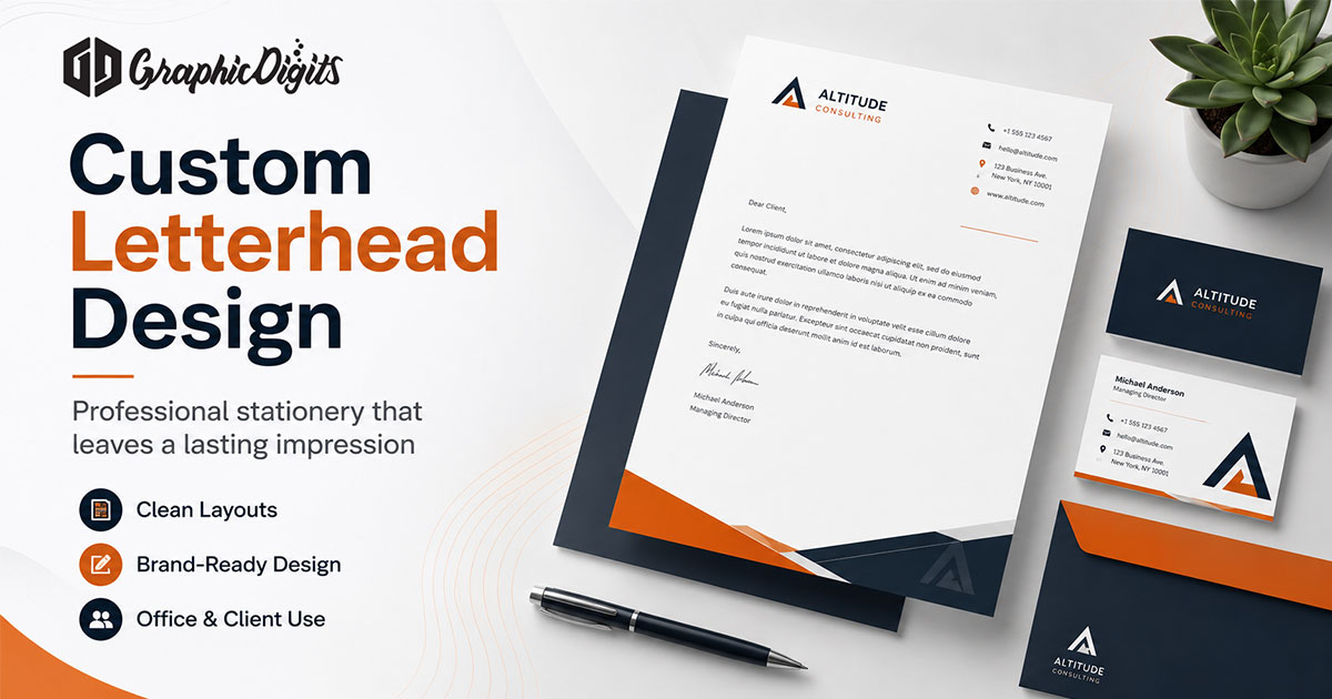 Graphic Digits designs your letterhead