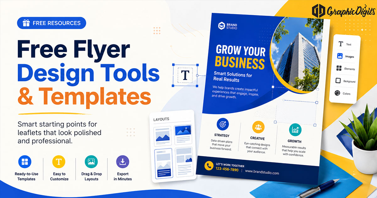 Free leaflet design by Graphic Digits
