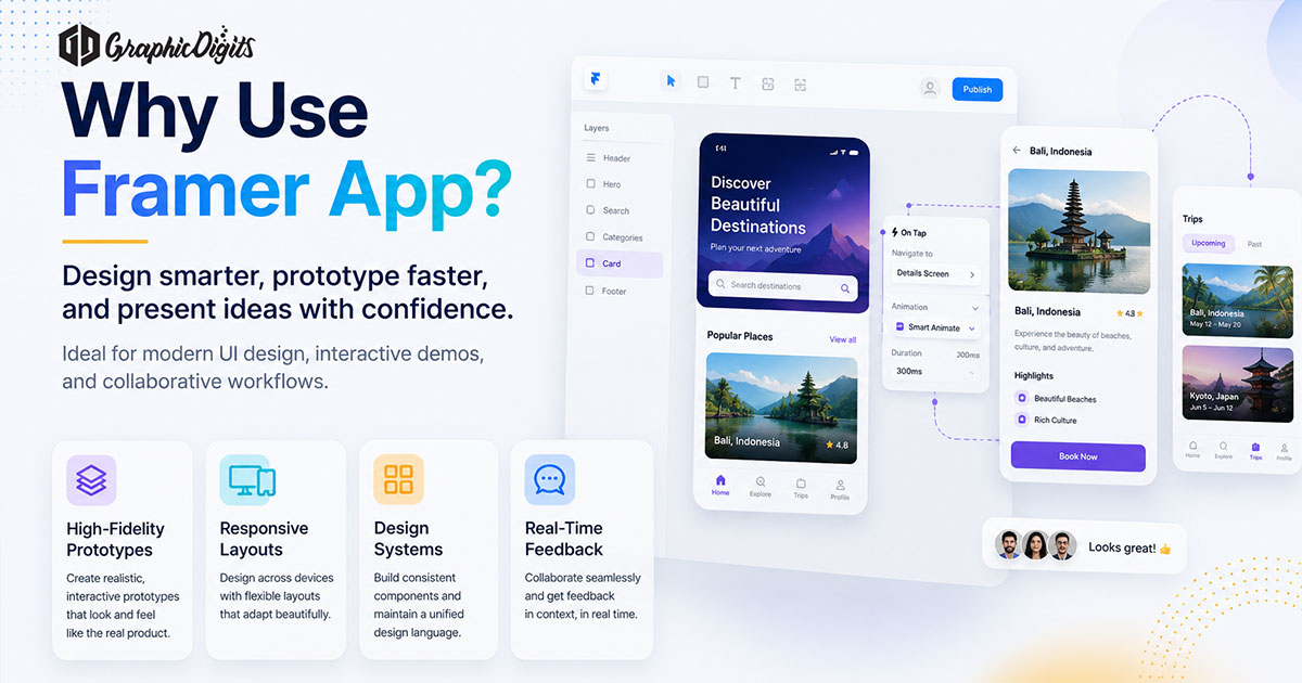 UI UX design services by Graphic Digits