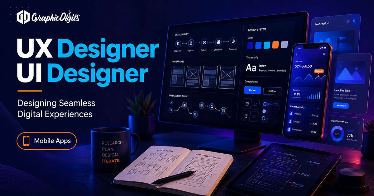 UX designer by Graphic Digits