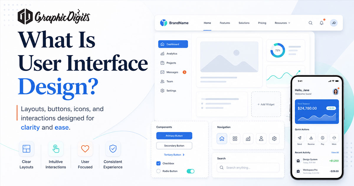 User interface design Chicago by Graphic Digits