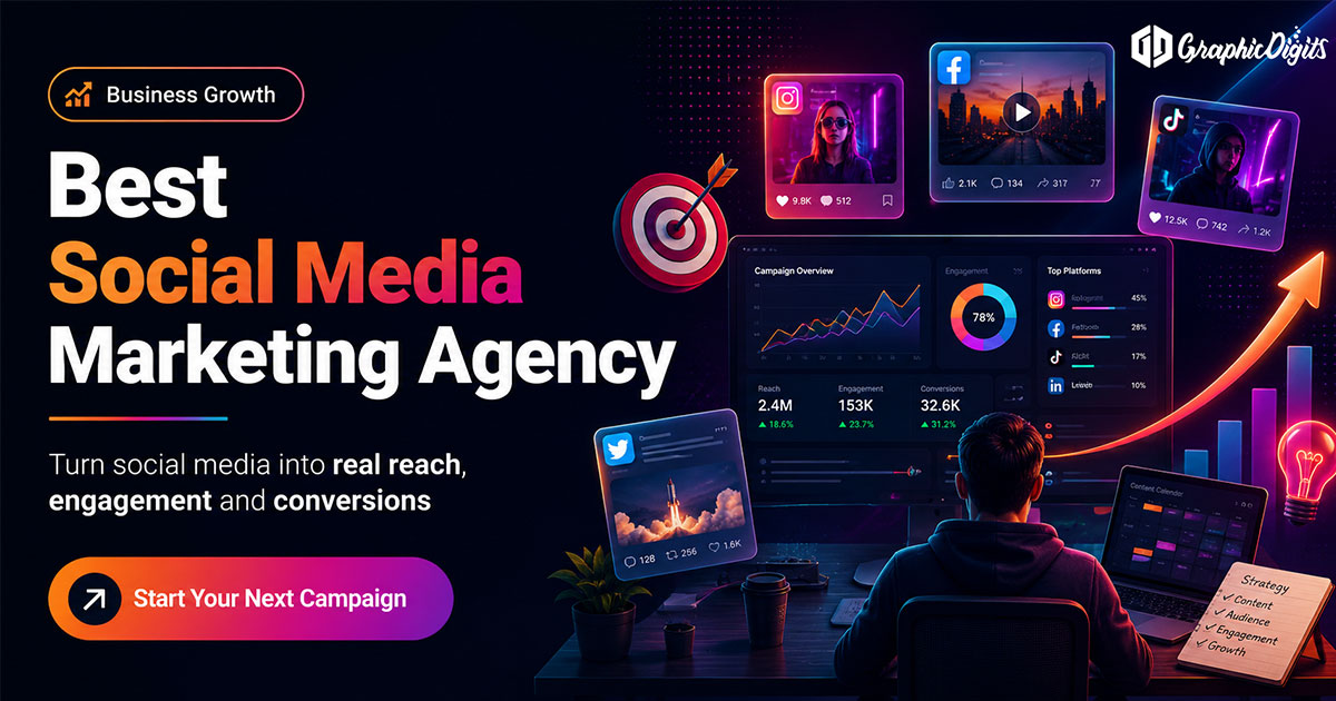 Agency for social media marketing by Graphic Digits
