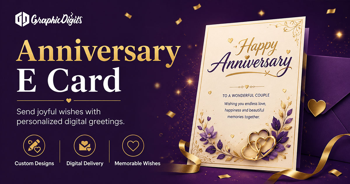 Anniversary wishes card by Graphic Digits