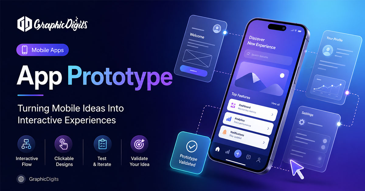 App prototype app by Graphic Digits