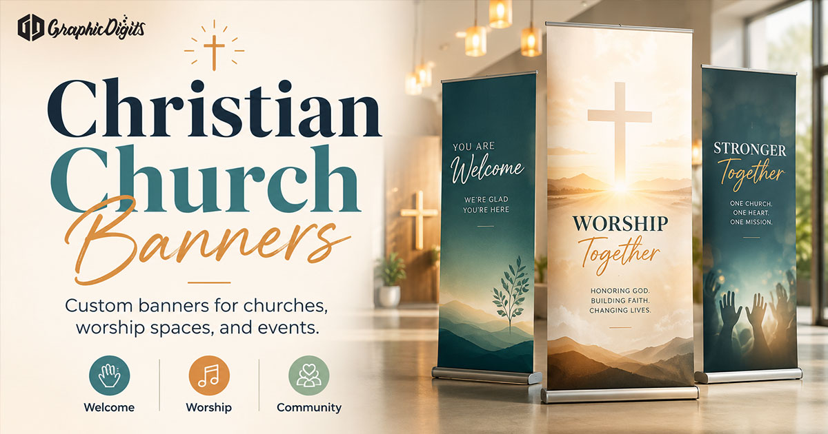 Banners for churches by Graphic Digits