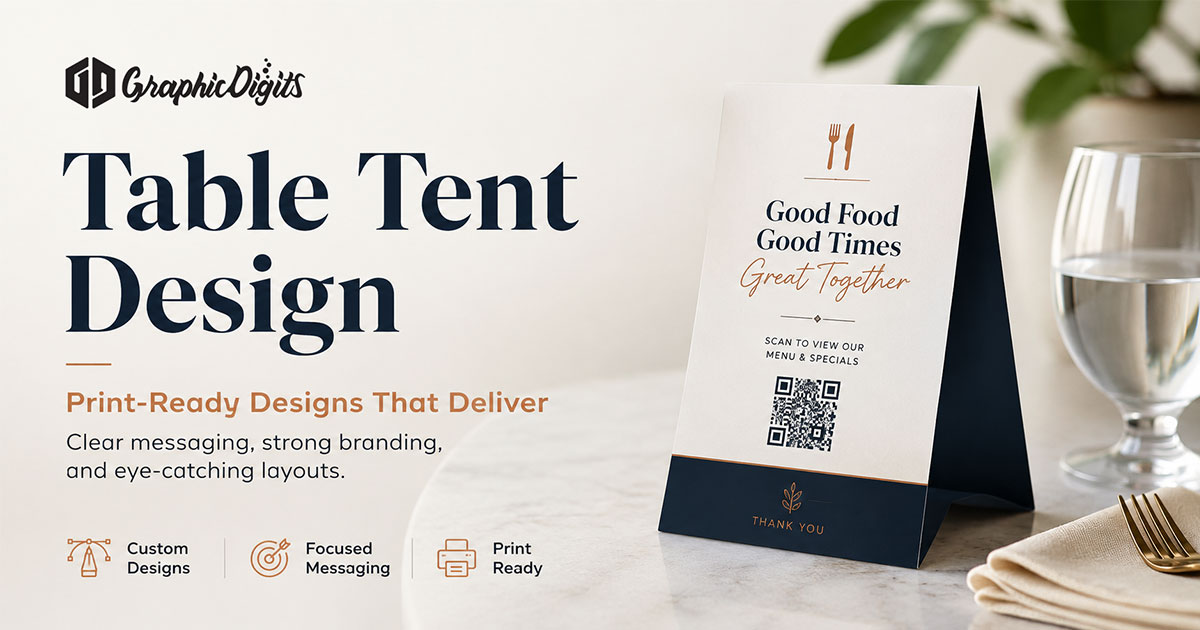 Bar table tent designs