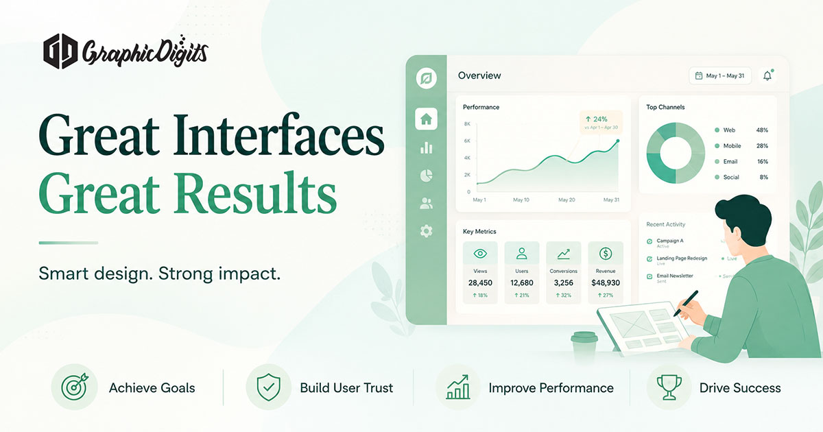 Best UI interface design by Graphic Digits