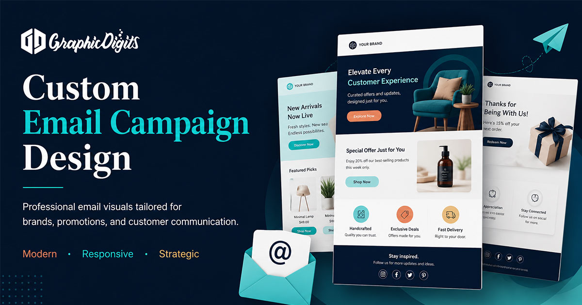 Best banking email designs by Graphic Digits