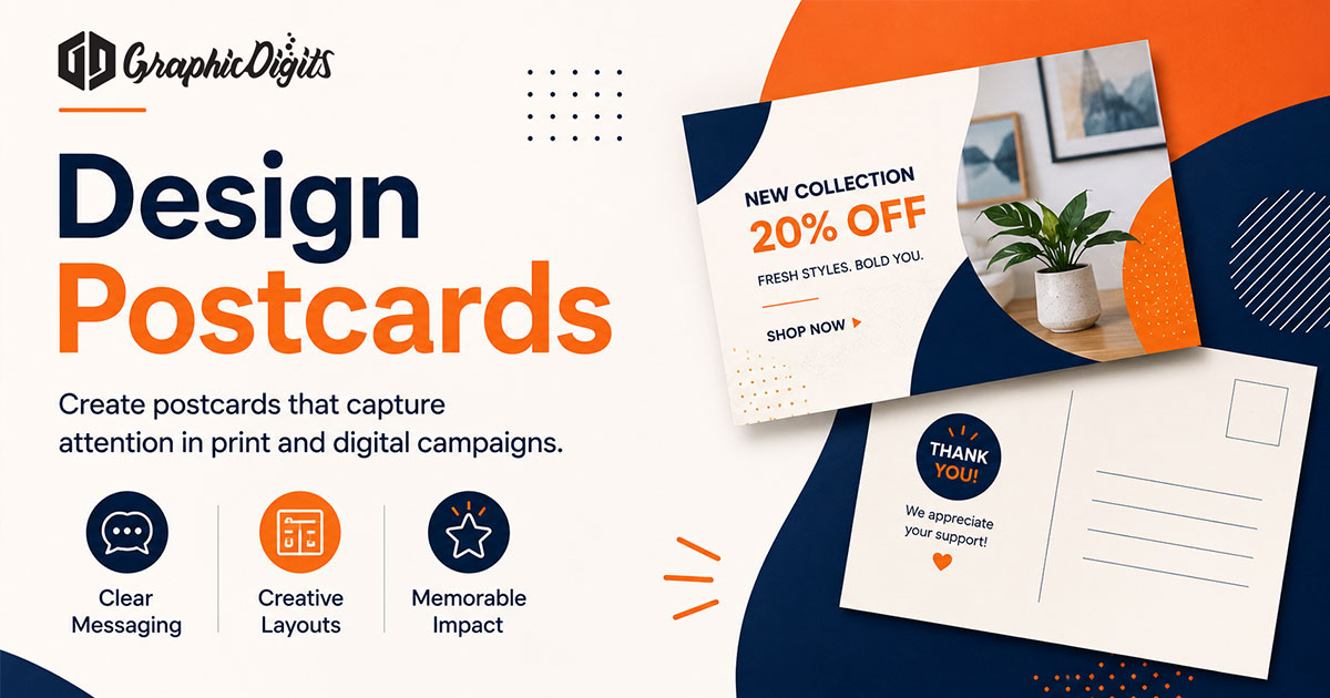 Best postcard designs by Graphic Digits