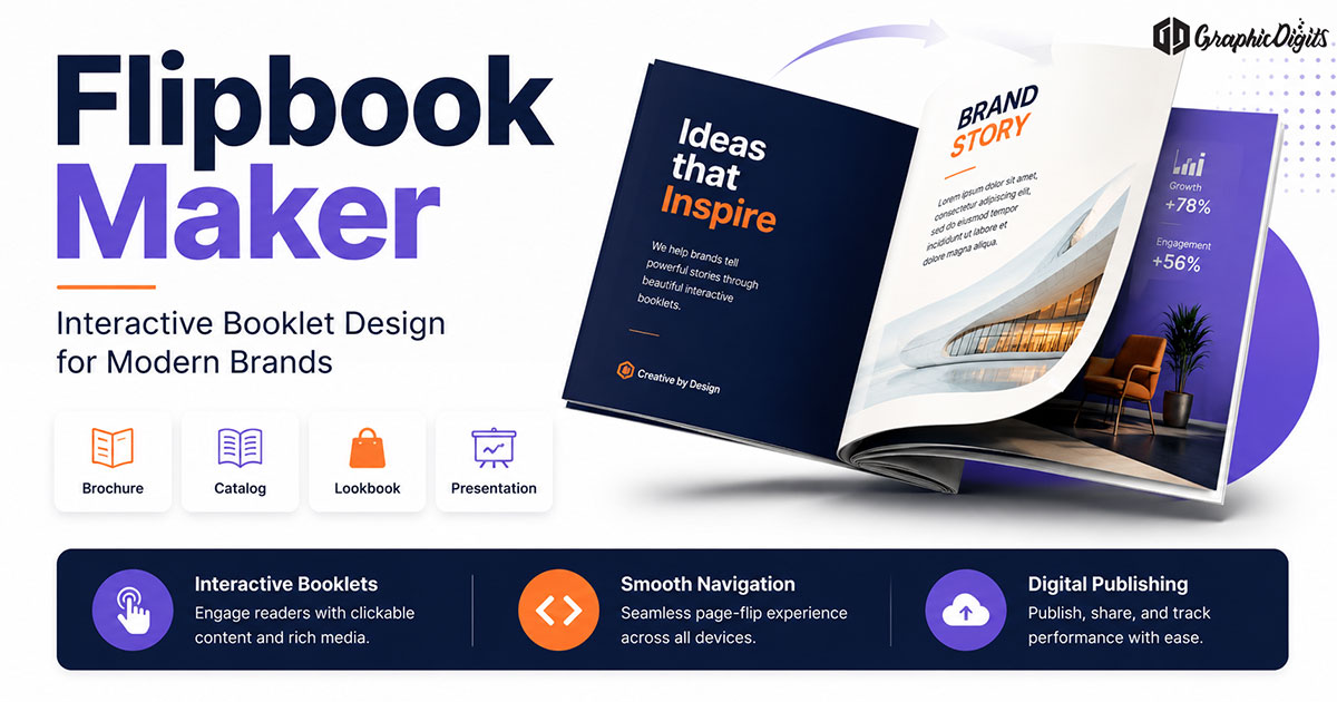 Booklet cover design by Graphic Digits