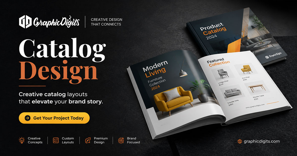 Brand catalog design services