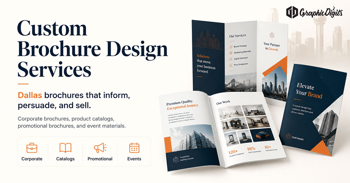 Brochure design services by Graphic Digits