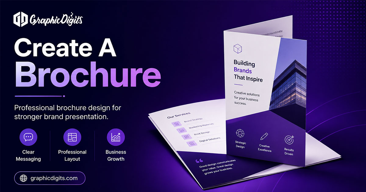 Brochure design services by Graphic Digits