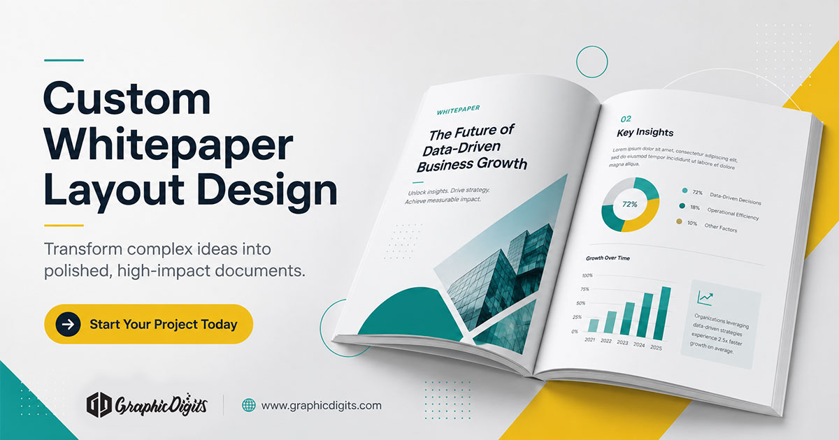 Brochure design services aligned with whitepaper layout