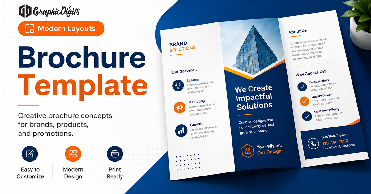Brochure templates by Graphic Digits