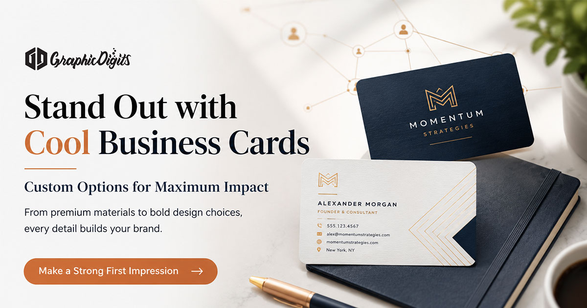 Business card custom design by Graphic Digits