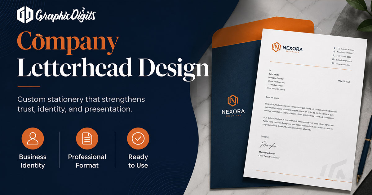 Business letterhead designs by Graphic Digits