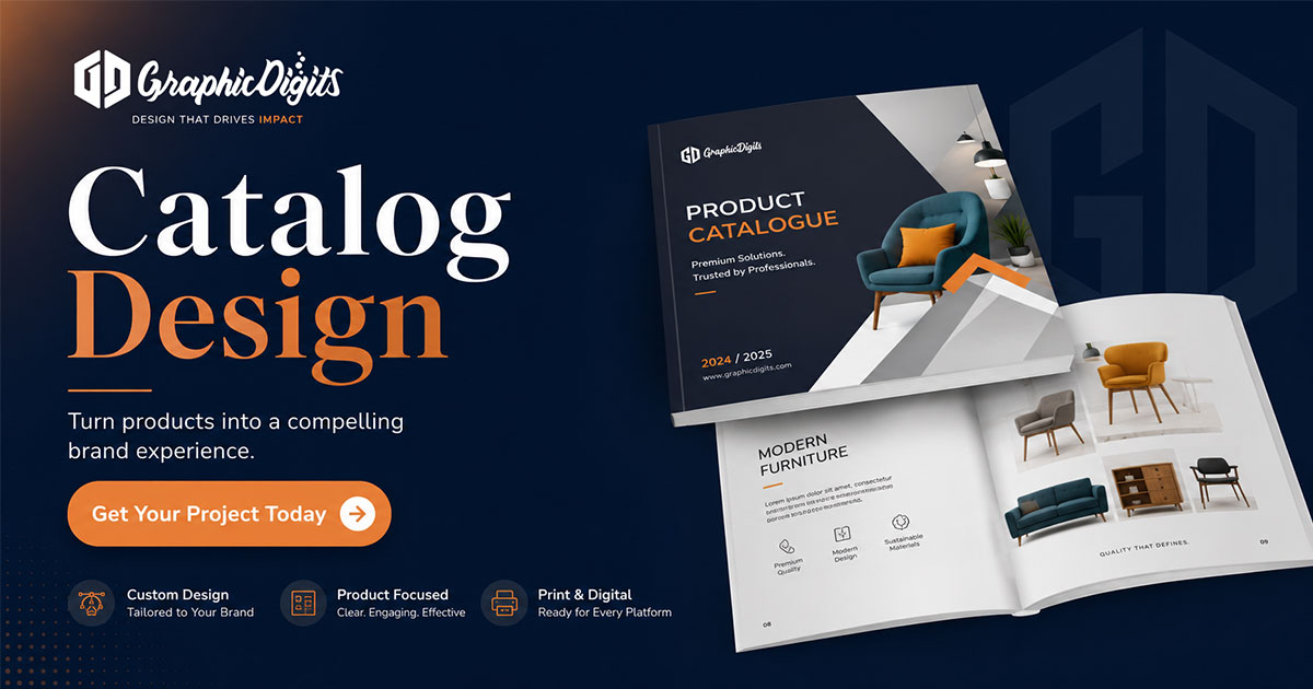 Catalogue design services by Graphic Digits