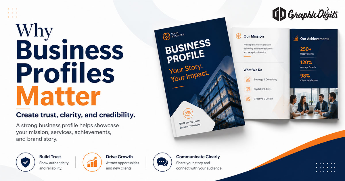 Company profile design by Graphic Digits