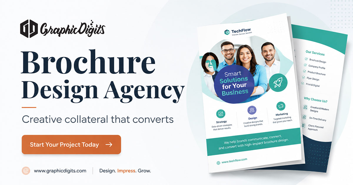 Cool brochure designs by Graphic Digits