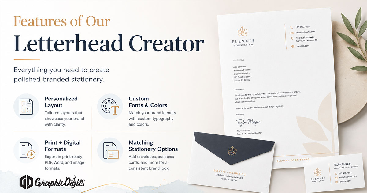 Creating a letterhead by Graphic Digits