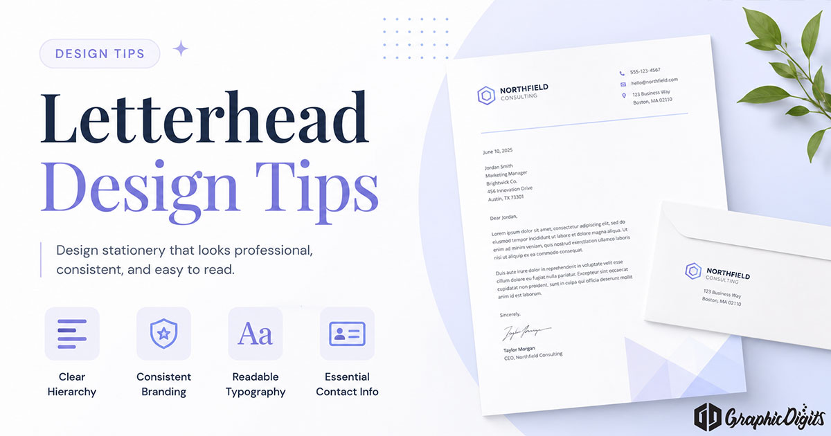 Creating a letterhead by Graphic Digits
