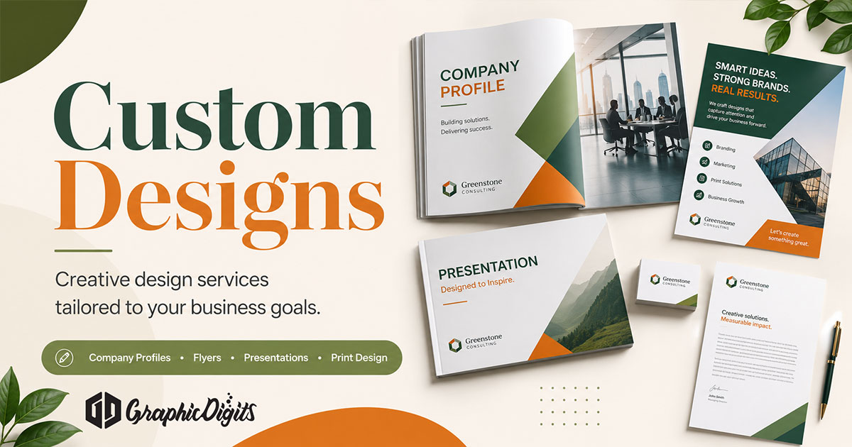 Custom brochures by Graphic Digits