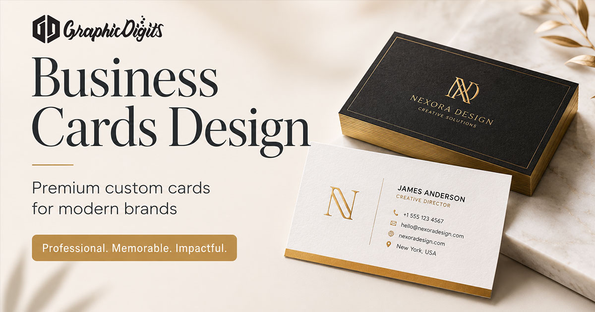 Custom design business cards by Graphic Digits