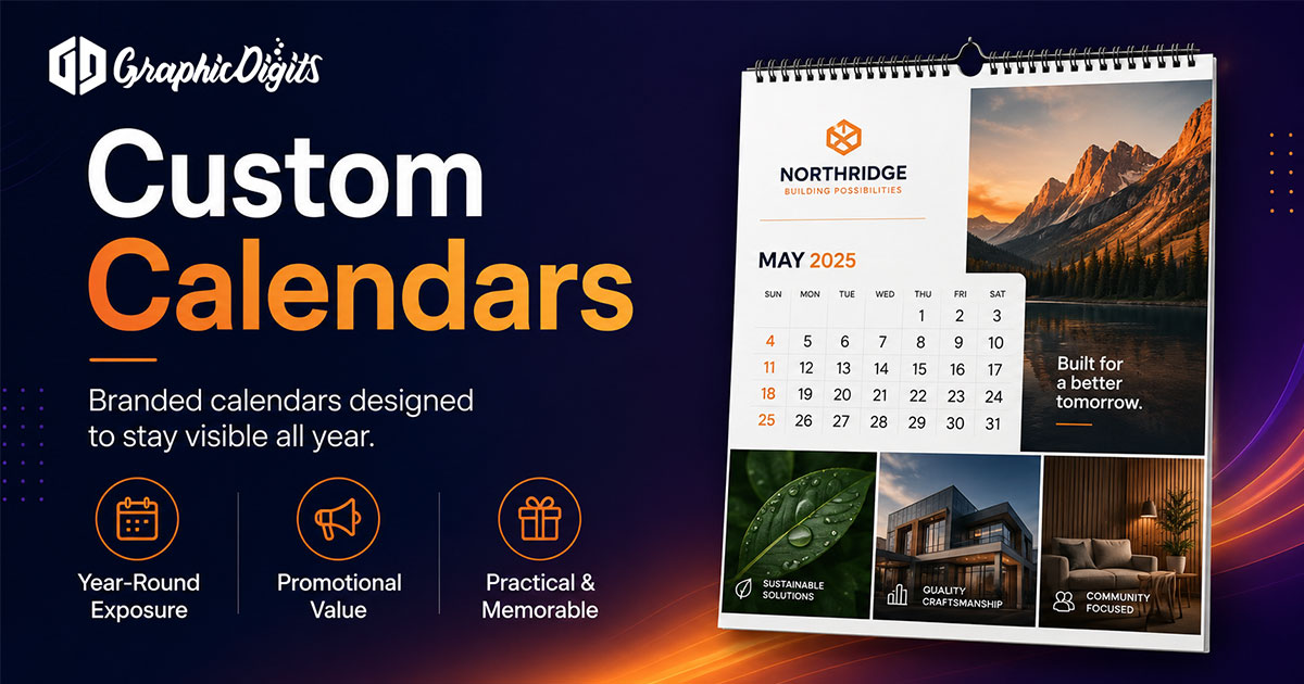 Custom desk calendars by Graphic Digits