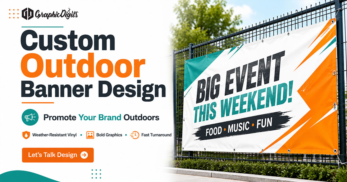 Custom outdoor banners by Graphic Digits