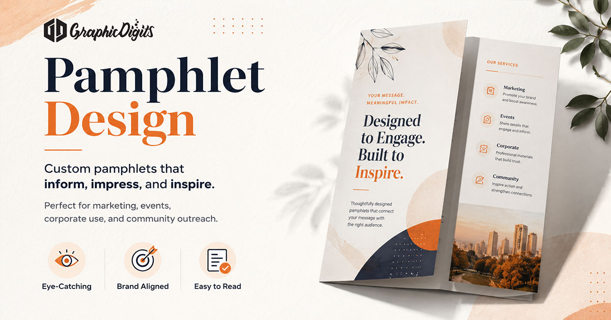 Custom pamphlets by Graphic Digits