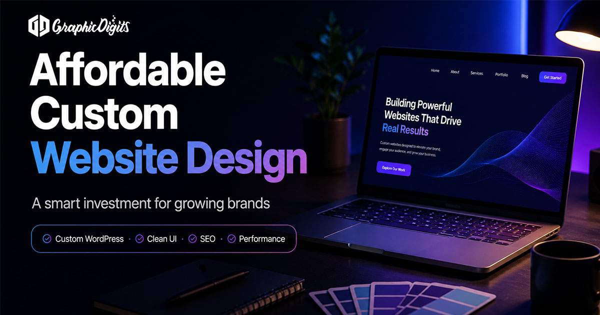 Custom website design company by Graphic Digits