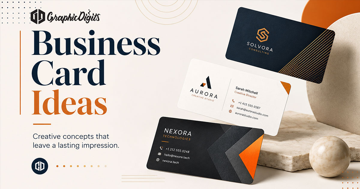 Customize business cards by Graphic Digits