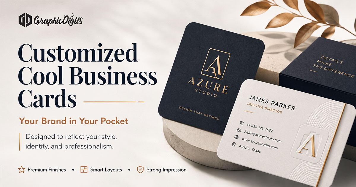 Customized business cards by Graphic Digits