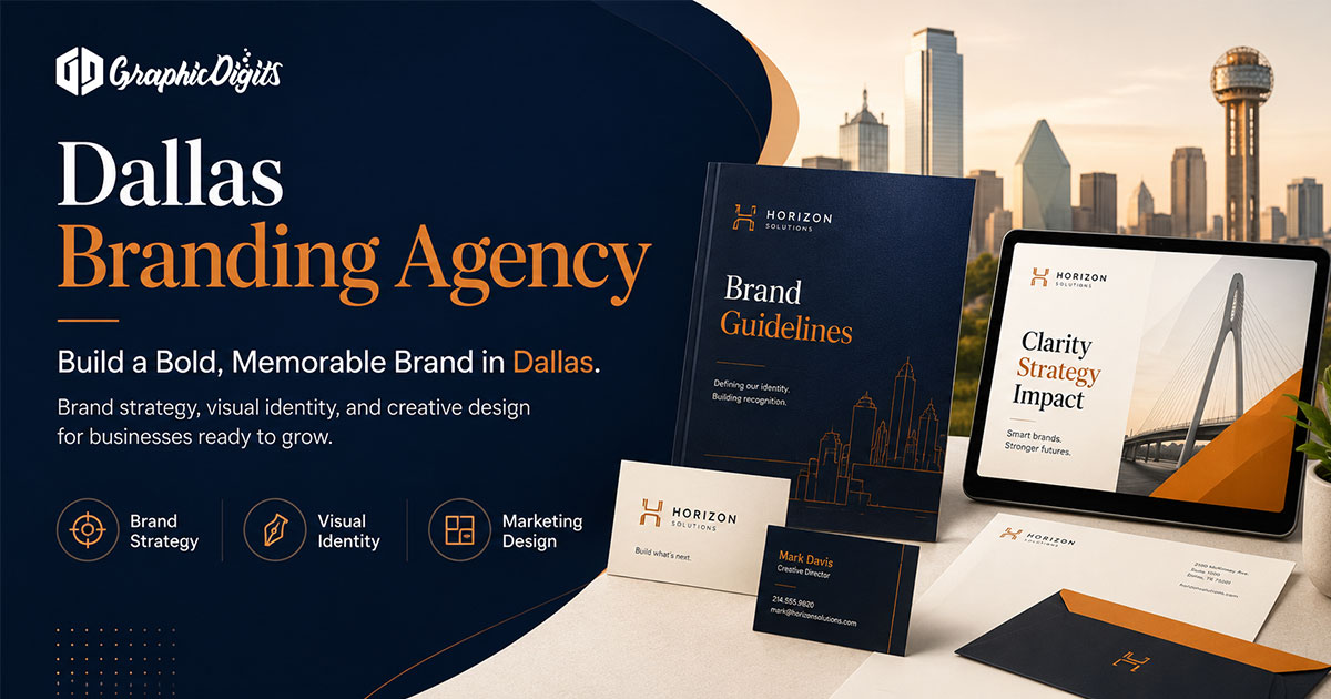 Dallas branding agency by Graphic Digits