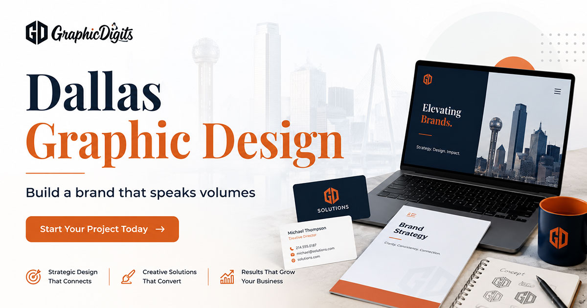Dallas graphic designer building memorable brands