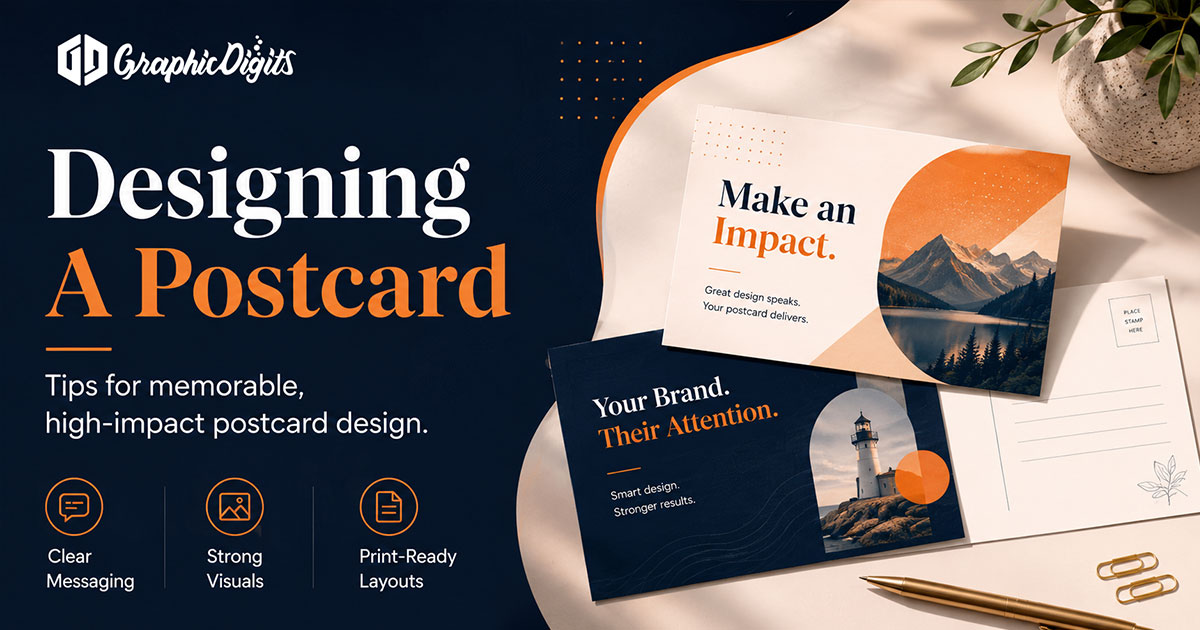Design your own postcard by Graphic Digits