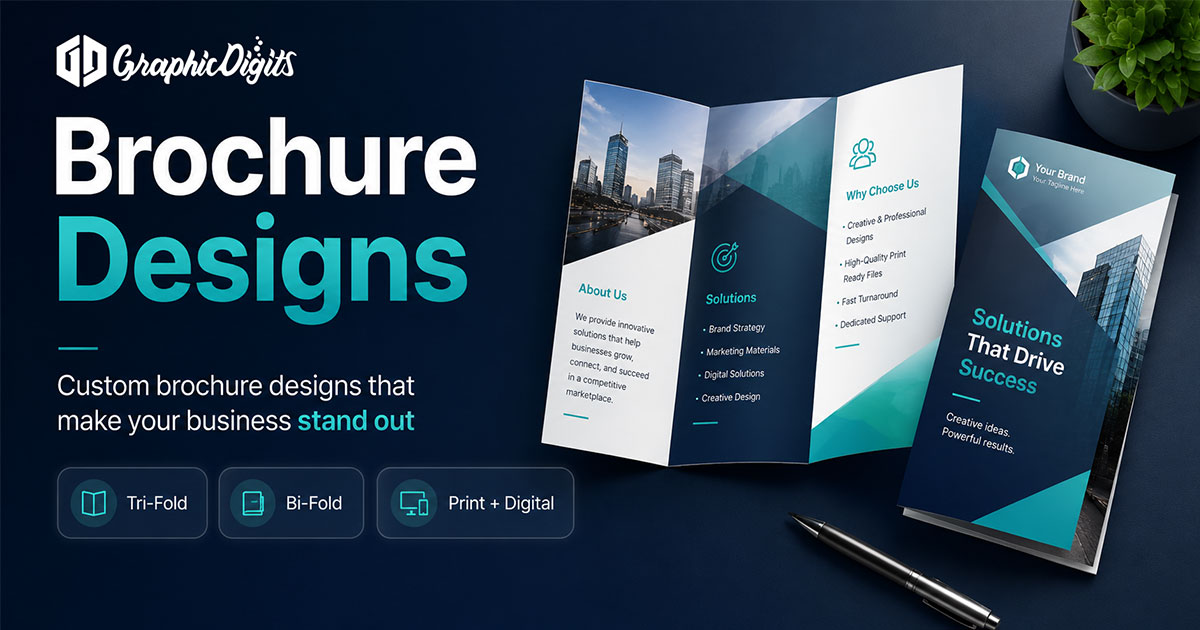 Designing brochures by Graphic Digits
