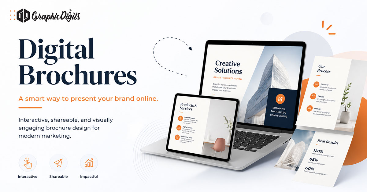 Digital brochures design by Graphic Digits
