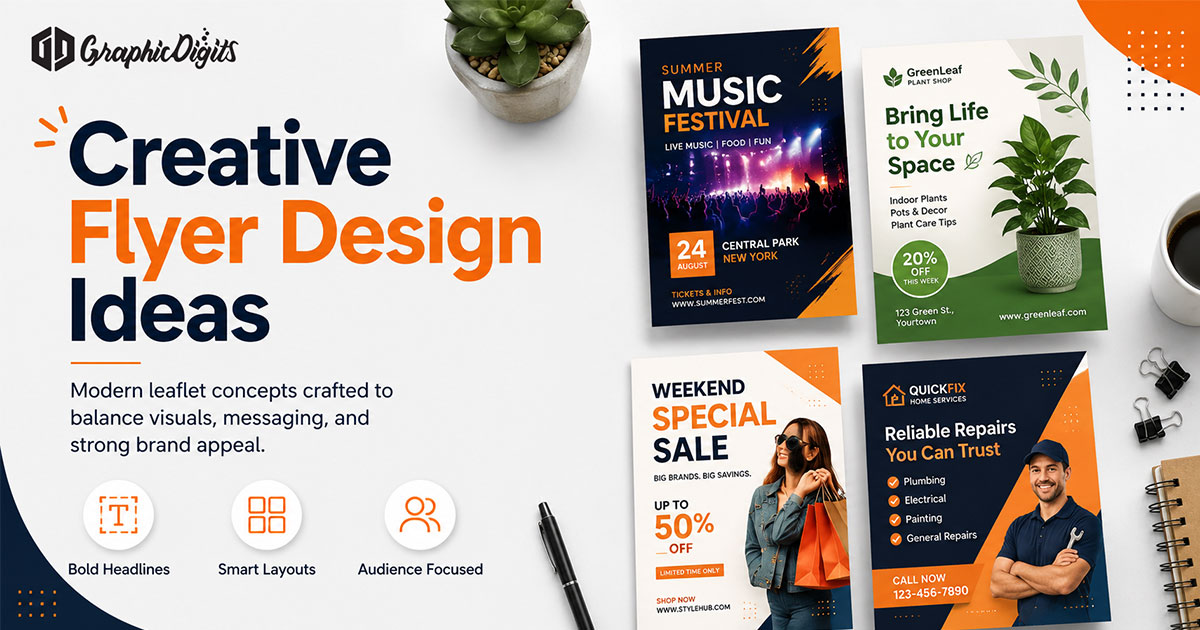 Flyer design ideas by Graphic Digits