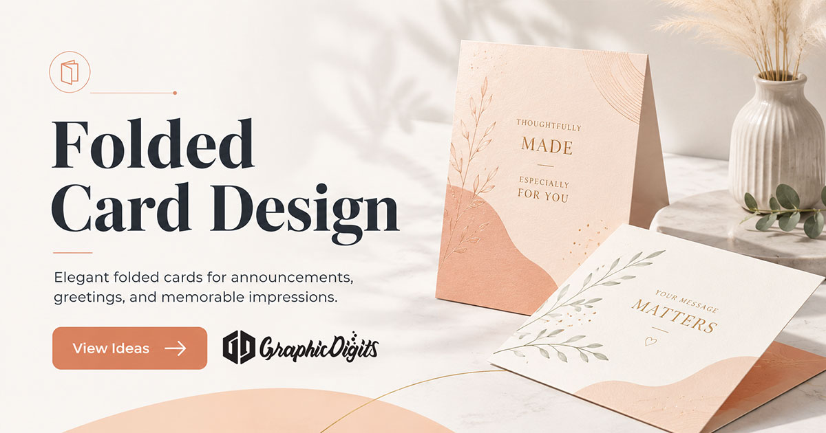 Folded card designs by Graphic Digits