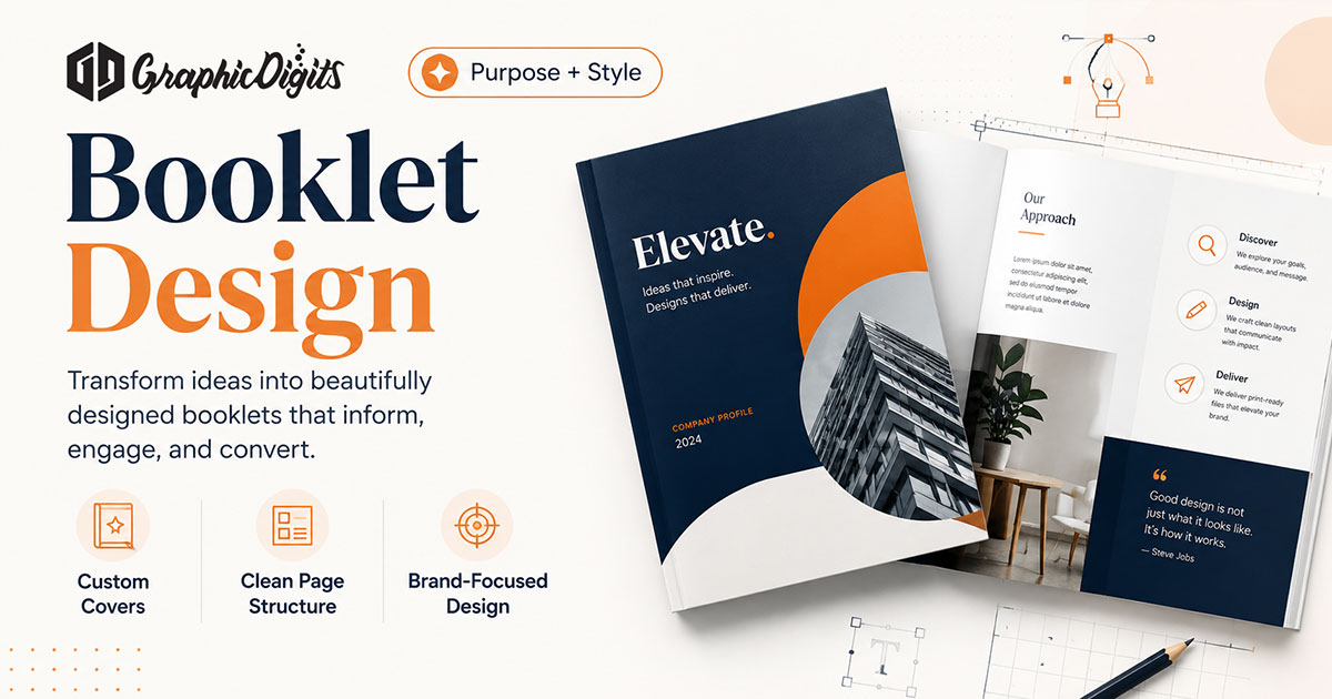 Good booklet design by Graphic Digits