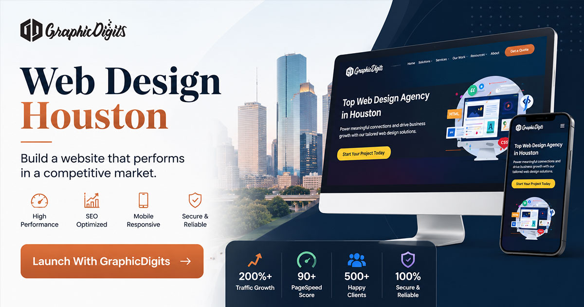 Graphic designer Houston for brand visuals